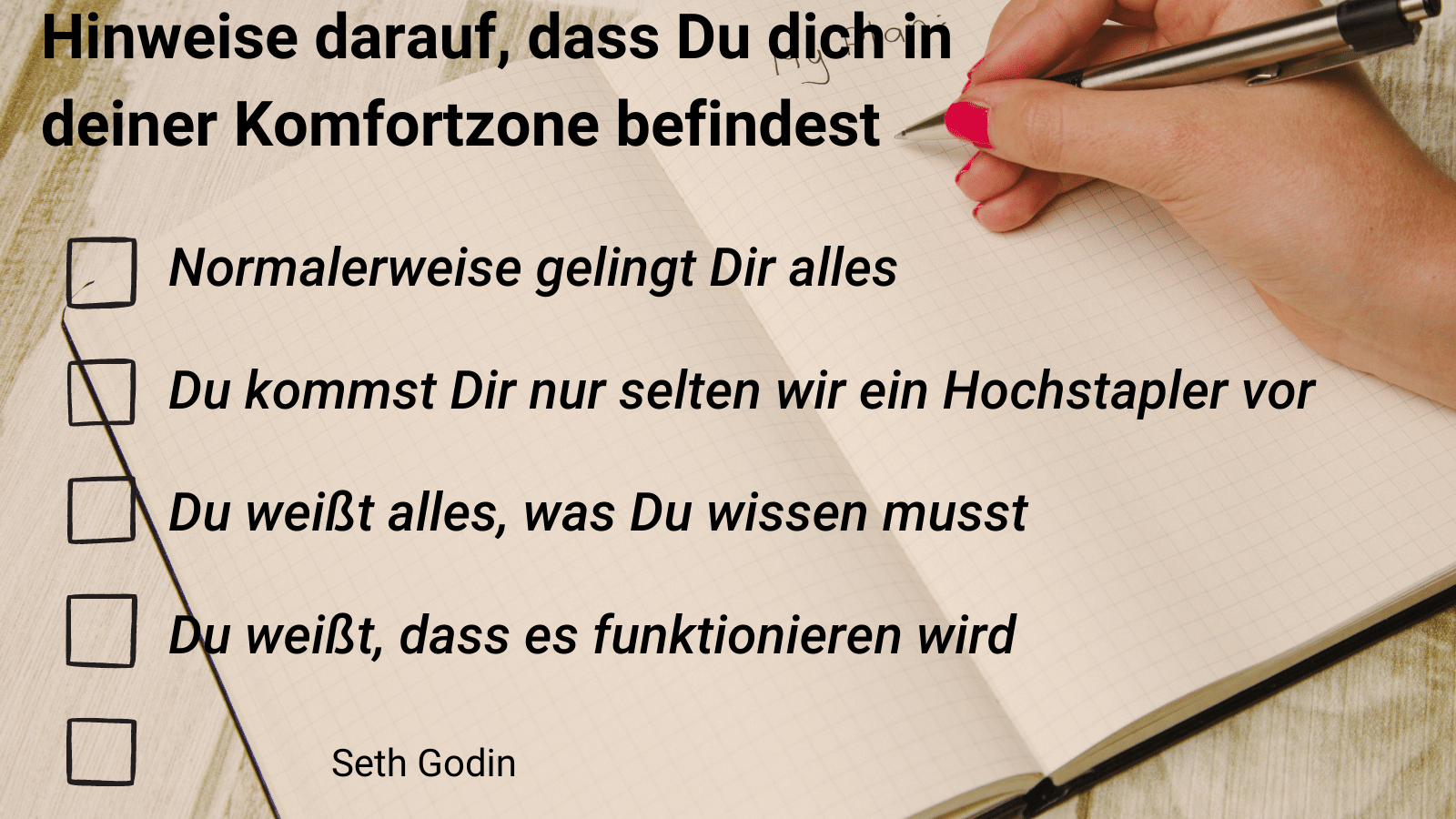 Not trying hard enough - Seth Godin